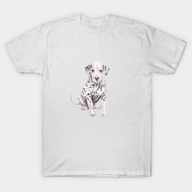 Dalmatian Puppy T-Shirt by wanderinglaur